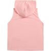 imageSweatyRocks Womens Summer Sleeveless Hooded Tank Top TShirt for Athletic Exercise Relaxed BreathableLight Pink