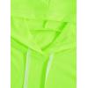 imageSweatyRocks Womens Summer Sleeveless Hooded Tank Top TShirt for Athletic Exercise Relaxed BreathableNeon Green