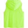 imageSweatyRocks Womens Summer Sleeveless Hooded Tank Top TShirt for Athletic Exercise Relaxed BreathableNeon Green