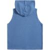 imageSweatyRocks Womens Summer Sleeveless Hooded Tank Top TShirt for Athletic Exercise Relaxed BreathablePlain Blue