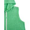 imageSweatyRocks Womens Summer Sleeveless Hooded Tank Top TShirt for Athletic Exercise Relaxed BreathablePlain Green