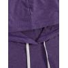 imageSweatyRocks Womens Summer Sleeveless Hooded Tank Top TShirt for Athletic Exercise Relaxed BreathablePlain Purple