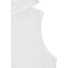 imageSweatyRocks Womens Summer Sleeveless Hooded Tank Top TShirt for Athletic Exercise Relaxed BreathablePlain White
