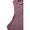 imageSweatyRocks Womens Summer Sleeveless Hooded Tank Top TShirt for Athletic Exercise Relaxed BreathableRed Violet