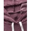 imageSweatyRocks Womens Summer Sleeveless Hooded Tank Top TShirt for Athletic Exercise Relaxed BreathableRed Violet