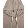 imageSweatyRocks Womens Summer Sleeveless Hooded Tank Top TShirt for Athletic Exercise Relaxed BreathableSolid Khaki