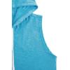 imageSweatyRocks Womens Summer Sleeveless Hooded Tank Top TShirt for Athletic Exercise Relaxed BreathableTeal Blue