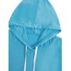 imageSweatyRocks Womens Summer Sleeveless Hooded Tank Top TShirt for Athletic Exercise Relaxed BreathableTeal Blue