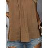 imageSweatyRocks Womens Summer Tank Top Spaghetti Strap Pleated Camisole Sleeveless Loose Cami TopsBrown