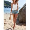 imageSweatyRocks Womens Tank Top Spaghetti Strap Sleeveless Loose Fit Summer TopsBeige