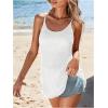 imageSweatyRocks Womens Tank Top Spaghetti Strap Sleeveless Loose Fit Summer TopsBeige