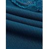 imageSweatyRocks 2 Pcs Womens lace Camisole V Neck Tank Top Sleeveless Y2k Trim Ruched Aesthetic Cami Tank TopBlue