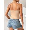 imageSweatyRocks Womens Fringe Sleeveless Boho Tassel Tank Top Slim Fit Cami Summer TopsKhaki