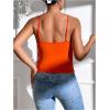imageSweatyRocks Womens Fringe Sleeveless Boho Tassel Tank Top Slim Fit Cami Summer TopsOrange