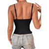 imageSweatyRocks Womens Fringe Sleeveless Boho Tassel Tank Top Slim Fit Cami Summer TopsPure Black