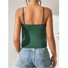 imageSweatyRocks Womens Fringe Sleeveless Boho Tassel Tank Top Slim Fit Cami Summer TopsPure Green
