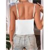 imageSweatyRocks Womens Fringe Sleeveless Boho Tassel Tank Top Slim Fit Cami Summer TopsWhite