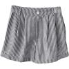 imageSweatyRocks Womens Striped Shorts Pleated High Waisted Wide Leg Summer ShortsBlack