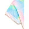 imageSweatyRocks Womens Short Sleeve Tie Dye Letter Print Crop Top T ShirtTie Dye Pink