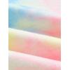 imageSweatyRocks Womens Short Sleeve Tie Dye Letter Print Crop Top T ShirtTie Dye Pink
