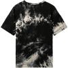 imageSweatyRocks Boys Graphic T Shirts Crewneck Short Sleeve Tie Dye Casual Tee TopBlack