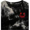 imageSweatyRocks Boys Graphic T Shirts Crewneck Short Sleeve Tie Dye Casual Tee TopBlack