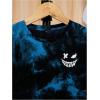 imageSweatyRocks Boys Graphic T Shirts Crewneck Short Sleeve Tie Dye Casual Tee TopBlue