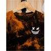 imageSweatyRocks Boys Graphic T Shirts Crewneck Short Sleeve Tie Dye Casual Tee TopOrange