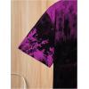 imageSweatyRocks Boys Graphic T Shirts Crewneck Short Sleeve Tie Dye Casual Tee TopPurple