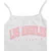 imageSweatyRocks Girls 3 Pieces Summer Outfits Letter Print Camisole and Short Sleeve Crop Tops with Shorts SetPink