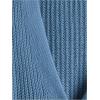 imageSweatyRocks Girls Long Sleeve Drop Shoulder V Neck Button Front Ribbed Knit Cardigan SweatersBlue