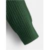 imageSweatyRocks Girls Long Sleeve Drop Shoulder V Neck Button Front Ribbed Knit Cardigan SweatersDark Green
