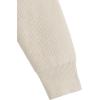 imageSweatyRocks Girls Long Sleeve Drop Shoulder V Neck Button Front Ribbed Knit Cardigan SweatersLight Khaki