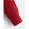 imageSweatyRocks Girls Long Sleeve Drop Shoulder V Neck Button Front Ribbed Knit Cardigan SweatersRed