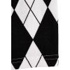 imageSweatyRocks Girls 2 Piece Outfits Argyle Print Cami Mini Dress with Short Sleeve Crop TeeBlack