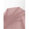 imageSweatyRocks Womens Ruffle Hem Cap Sleeve Shirts Sweetheart Neck Peplum Blouse TopDusty Pink