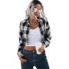 White Black Plaid