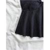 imageSweatyRocks Womens Halter Tops Criss Cross Sleeveless Eyelet Ruffle Crop Cami TopBlack