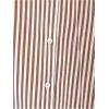 imageSweatyRocks Womens Striped Long Sleeve Collared Shirts Button Down Blouses with Pocket Dressy CasualKhaki