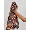imageSweatyRocks Womens V Neck Floral Print Cami Tank Top Sleeveless Blouse ShirtBlack and Blue