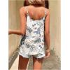 imageSweatyRocks Womens V Neck Floral Print Cami Tank Top Sleeveless Blouse ShirtMulticolor
