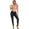 imageSweatyRocks Womens Sleeveless Sparkle Sequin Cami Crop Top Spaghetti Strap Party TopsGold