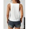 imageSweatyRocks Womens Tank Tops V Neck Sleeveless Casual Summer Loose Crop Cami TopsWhite