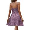 imageSweatyRocks Womens Boho Floral Print Spaghetti Strap Cami Dress Casual Flare Short DressesPurple