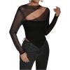 imageSweatyRocks Womens Elegant Off Shoulder Double High Slit Long Sleeve Dress A Line Maxi DressesMaroon