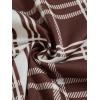 imageSweatyRocks Womens 3 Pack Plus Size Pajama Shorts Elastic High Waisted Lounge Sleep ShortsBlack and Brown