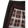 imageSweatyRocks Womens 3 Pack Plus Size Pajama Shorts Elastic High Waisted Lounge Sleep ShortsBlack and Brown