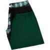 imageSweatyRocks Womens 3 Pack Plus Size Pajama Shorts Elastic High Waisted Lounge Sleep ShortsGreen and Black
