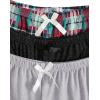imageSweatyRocks Womens 3 Pack Plus Size Pajama Shorts Elastic High Waisted Lounge Sleep ShortsGrey Black Plaid