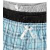 imageSweatyRocks Womens 3 Pack Plus Size Pajama Shorts Elastic High Waisted Lounge Sleep ShortsGrey and Blue